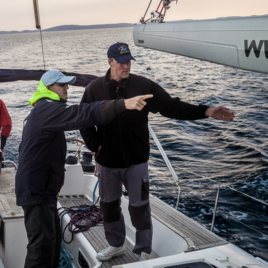 Skipper Training und Eigner Coaching am Ruder