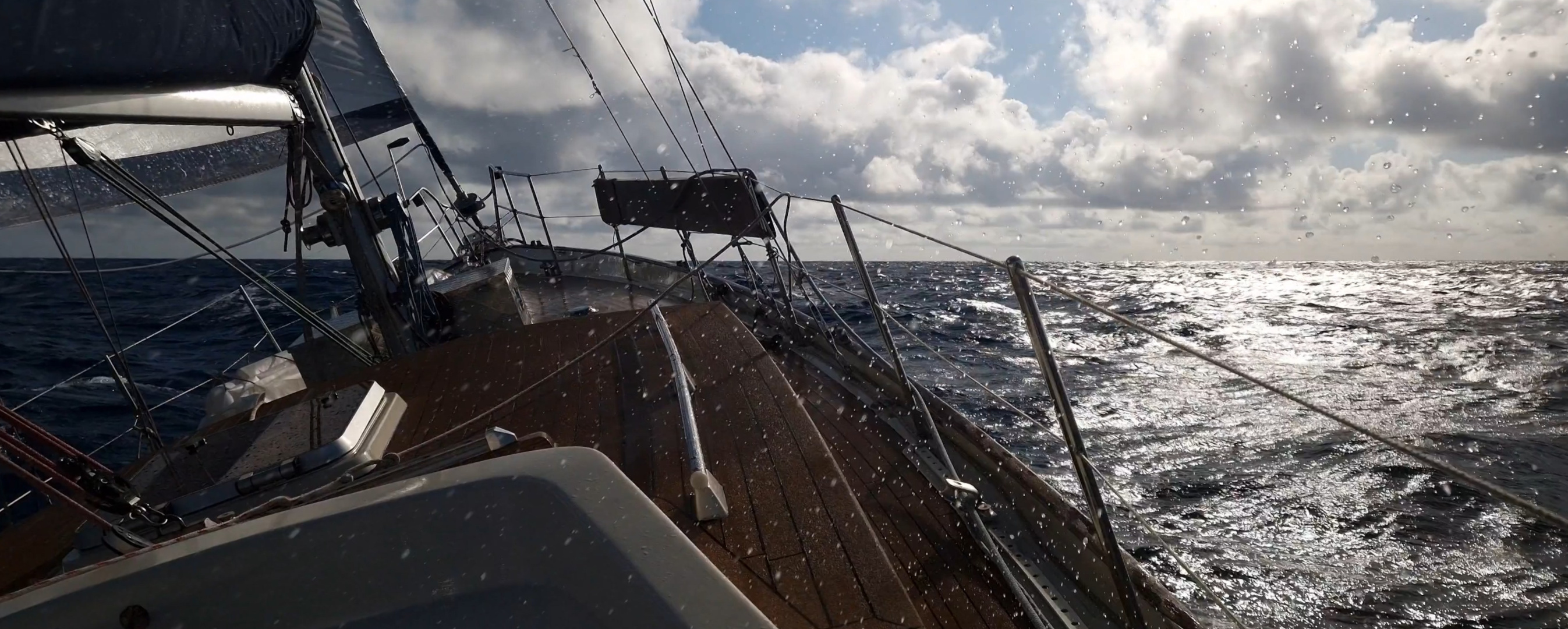 Offshore Segelyacht auf offener See